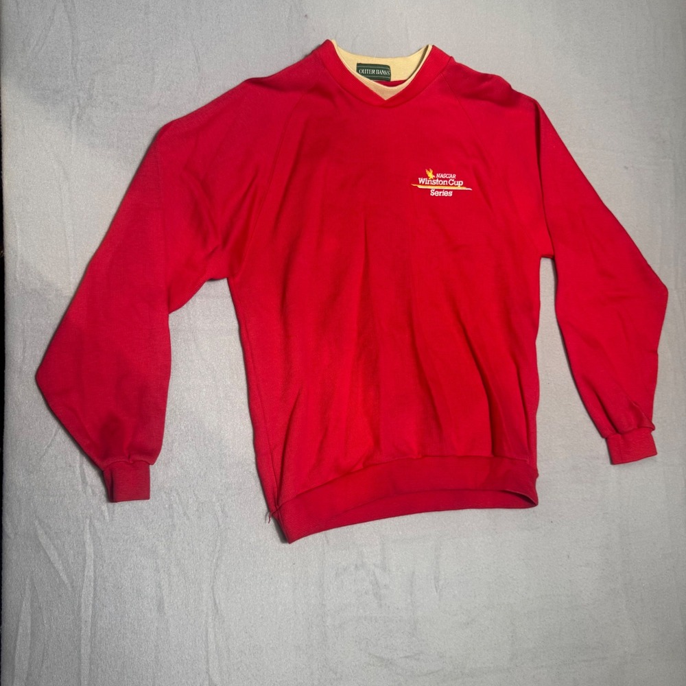 Vintage Outer Banks NASCAR Winston Cup Series Red Sweatshirt Mens Medium USA